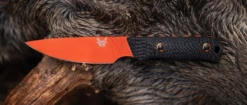 Benchmade Raghorn CPM-CruWear Steel, Carbon Fibre Handle Hunting Fixed Blade Knife, Boltaron Sheath 17 Benchmade Raghorn CPM-CruWear Steel, Carbon Fibre Handle Hunting Fixed Blade Knife, Boltaron Sheath -KNIFE SUPPLIES Sales B15600OR