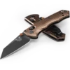 Benchmade Full Immunity Black CPM-M4 Steel Flat Dark Earth Aluminium Handle Folder Knife - 290BK-1