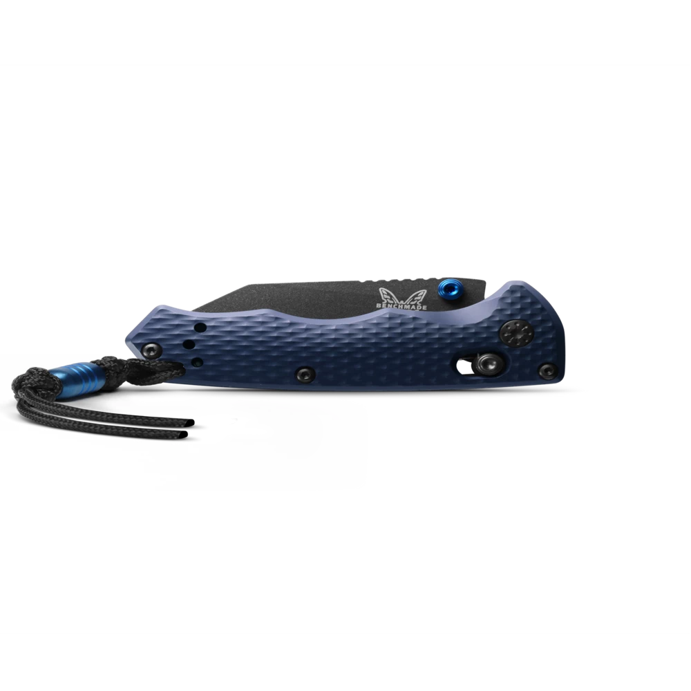 Benchmade Full Immunity Black CPM-M4 Steel Crater Blue Aluminium Handle Folder Knife - 290BK 4 Benchmade Full Immunity Black CPM-M4 Steel Crater Blue Aluminium Handle Folder Knife - 290BK - Image 2