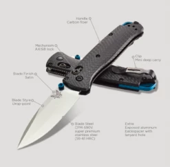 Benchmade Bugout CPM-S90V Steel Carbon Fibre Handle Folder Knife - B535-3 13 Benchmade Bugout CPM-S90V Steel Carbon Fibre Handle Folder Knife - B535-3 -KNIFE SUPPLIES Sales B535 3