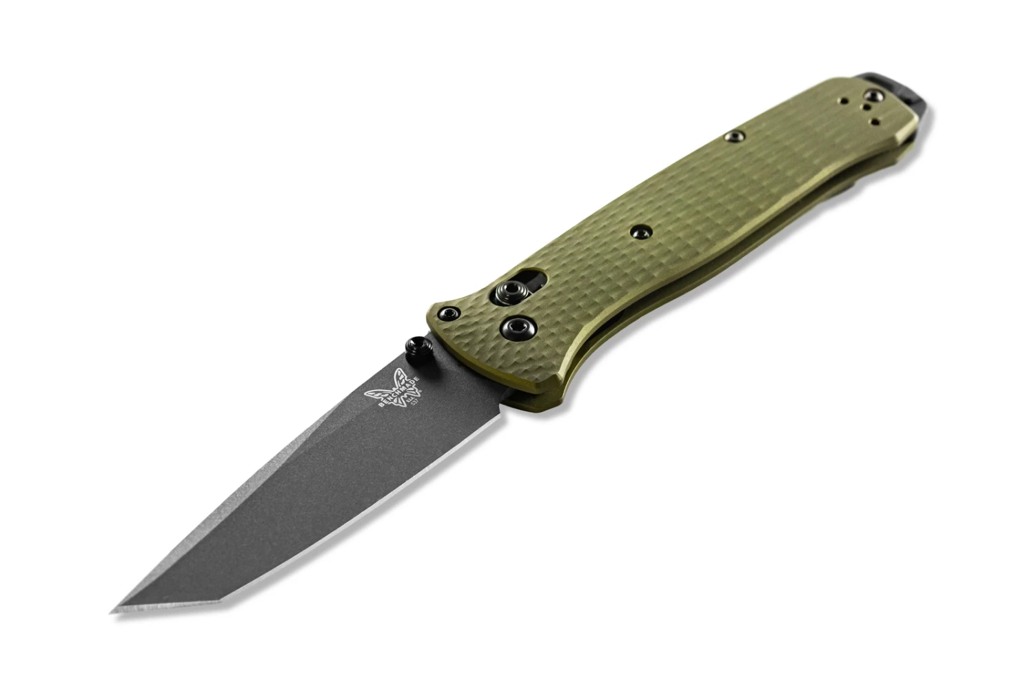 Benchmade Bailout Grey CPM M4 Steel Woodland Green Rescue Folder Knife - 537GY-1 4 Benchmade Bailout Grey CPM M4 Steel Woodland Green Rescue Folder Knife - 537GY-1 - Image 2