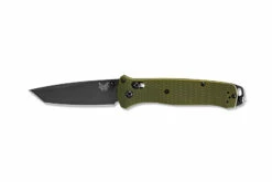 Benchmade Bailout Grey CPM M4 Steel Woodland Green Rescue Folder Knife - 537GY-1