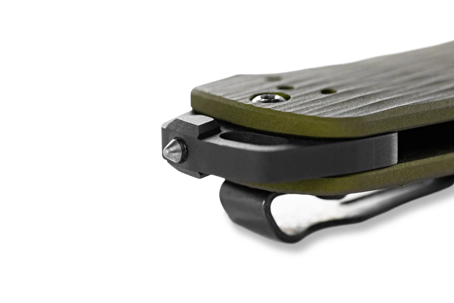 Benchmade Bailout Grey CPM M4 Steel Woodland Green Rescue Folder Knife - 537GY-1 7 Benchmade Bailout Grey CPM M4 Steel Woodland Green Rescue Folder Knife - 537GY-1 - Image 5