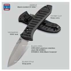 Benchmade Presidio II Ultra CPMS30V Steel Folder Knife - 570-1 11 Benchmade Presidio II Ultra CPMS30V Steel Folder Knife - 570-1 -KNIFE SUPPLIES Sales B570 1 4