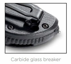 Benchmade Triage N680 Steel Rescue Folder Knife With Stap Cutter / Glass Breaker - 916SBK -KNIFE SUPPLIES Sales B916SBK 1