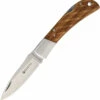 Beretta Checkered Olive Wood Hunting Folder Knife 125/1OLP