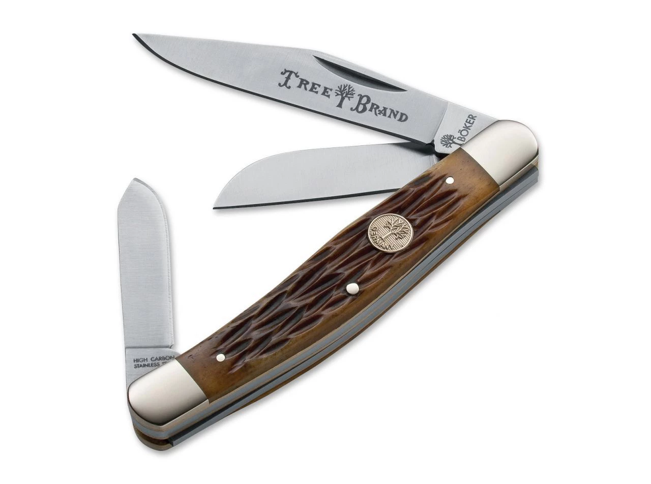 Boker Traditional Series Large Stockman Jigged Brown Bone Folding Knife 110726 3 Boker Traditional Series Large Stockman Jigged Brown Bone Folding Knife 110726