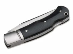 Boker Boxer Black Canvas Micarta Lockback Folder Knife 111028
