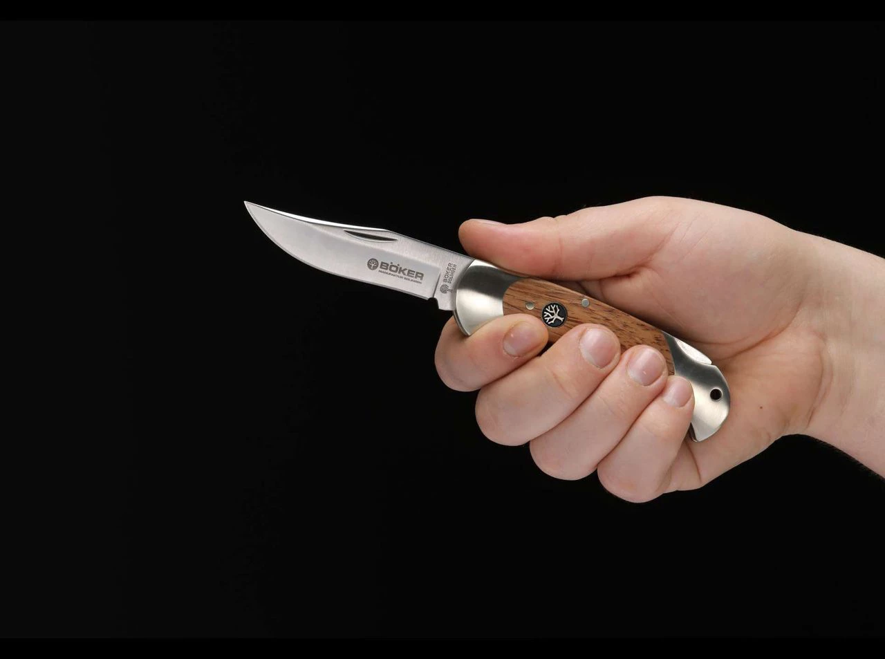 Boker Scout Rosewood Lockback Folder Knife 112002 4 Boker Scout Rosewood Lockback Folder Knife 112002 - Image 2