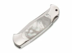 Boker Scout Mother Of Pearl, Bohler N690 Steel, Lockback Folder Knife 112005