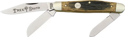 Boker Traditional Series German Beer Barrel Wood Large Stockman Folding Knife 117474BBL 3 Boker Traditional Series German Beer Barrel Wood Large Stockman Folding Knife 117474BBL