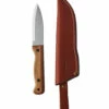 BPS Knives B1 CSH Bushcraft Camping Fixed Blade Knife, Leather Sheath