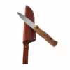 BPS Knives B1 SSH Bushcraft Camping Fixed Blade Knife, Leather Sheath