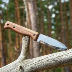 BPS Knives B1 SSH Bushcraft Camping Fixed Blade Knife, Leather Sheath -KNIFE SUPPLIES Sales BPSB1SSH 2
