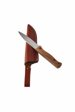 BPS Knives B1 SSH Bushcraft Camping Fixed Blade Knife, Leather Sheath