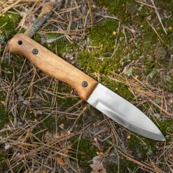BPS Knives B1 SSH Bushcraft Camping Fixed Blade Knife, Leather Sheath -KNIFE SUPPLIES Sales BPSB1SSH 7