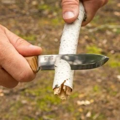 BPS Knives BS1 FT CSH Compact Camping Fixed Blade Knife, Leather Sheath -KNIFE SUPPLIES Sales BPSBS1FTCSH 5