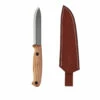 BPS Knives BS3 FT CSH Camping Fixed Blade Knife, Leather Sheath
