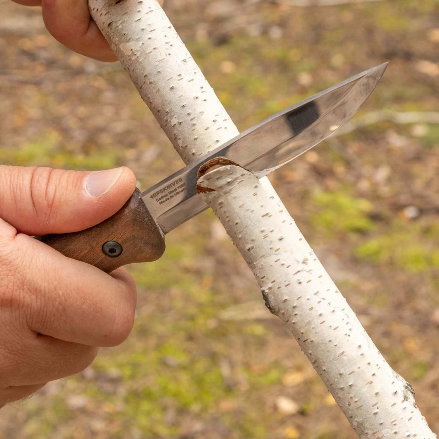 BPS Knives BS3 FT CSH Camping Fixed Blade Knife, Leather Sheath 8 BPS Knives BS3 FT CSH Camping Fixed Blade Knife, Leather Sheath - Image 6