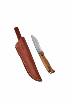 KNIFE SUPPLIES Sales 18 BPS Knives HK1 CSH Compact Hunting Fixed Blade Knife, Leather Sheath