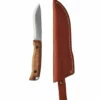 BPS Knives HK1 SSH Compact Hunting Fixed Blade Knife, Leather Sheath