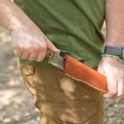 BPS Knives HK2 CSH Bushcraft Fixed Blade Knife, Leather Sheath -KNIFE SUPPLIES Sales BPSHK2CSH 5