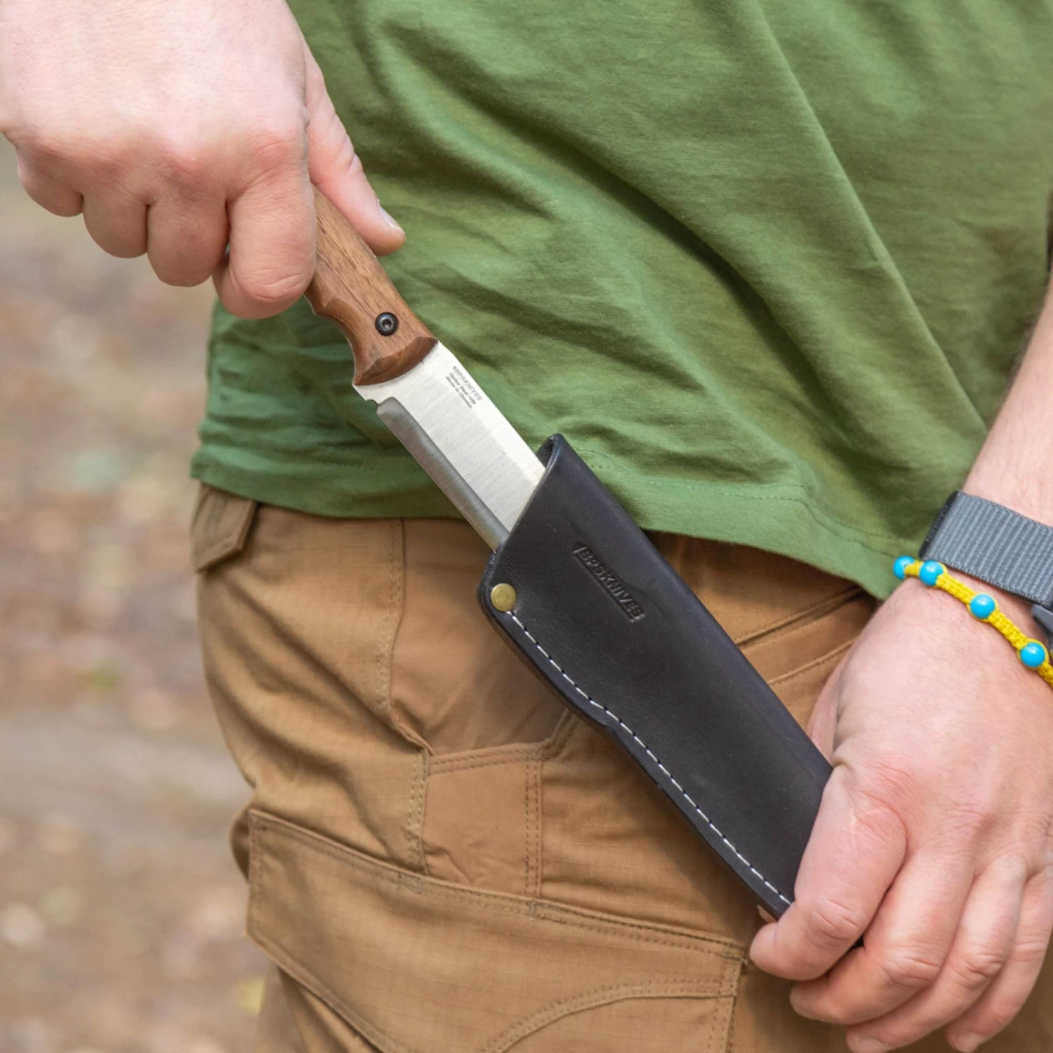 BPS Knives HK5 CSH Bushcraft Fixed Blade Knife, Leather Sheath 7 BPS Knives HK5 CSH Bushcraft Fixed Blade Knife, Leather Sheath - Image 5