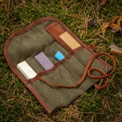 BPS Knives Knife Sharpening Kit, 80/240/800 Grit Stones, Leather Strop, Compound, Nylon Case 8 BPS Knives Knife Sharpening Kit, 80/240/800 Grit Stones, Leather Strop, Compound, Nylon Case -KNIFE SUPPLIES Sales BPSSS3 1