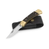 Buck Hunter, Folding Knife 110BRS, Leather Sheath 1 Buck Hunter, Folding Knife 110BRS, Leather Sheath -KNIFE SUPPLIES Sales BU110BRS