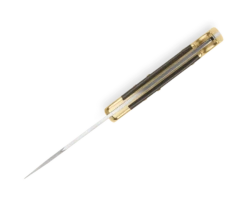 Buck Hunter, Folding Knife 110BRS, Leather Sheath 7 Buck Hunter, Folding Knife 110BRS, Leather Sheath -KNIFE SUPPLIES Sales BU110BRS 2