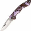 Buck Nano Bantam, Folding Knife 283CMS16, Purple Camo Handle -KNIFE SUPPLIES Sales BU283CMS16