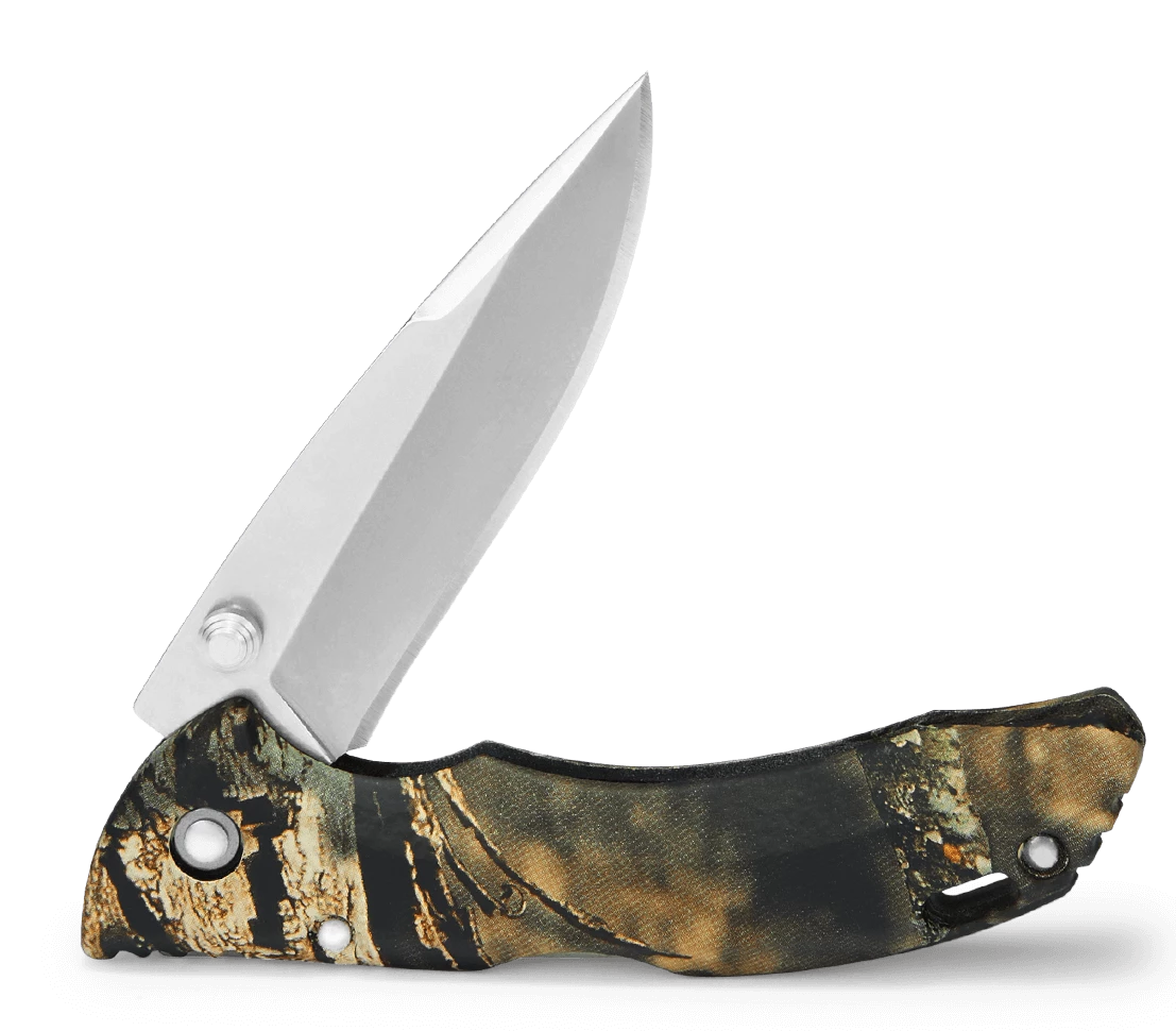 Buck Bantam BBW, Folding Knife 284CMS24, Mossy Oak® Country Camo Handle 3 Buck Bantam BBW, Folding Knife 284CMS24, Mossy Oak® Country Camo Handle