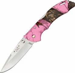 Buck Bantam BLW, Folding Knife 285CMS10, Mossy Oak® Blaze Pink Camo Handle