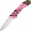 Buck Bantam BHW, Folding Knife 286CMS10, Mossy Oak® Blaze Pink Camo Handle -KNIFE SUPPLIES Sales BU286CMS10