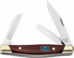 Buck Cadet Rosewood Dymondwood Stockman Folding Knife 303RWS