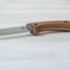 BeaverCraft BSH2 – Traditional Bushcraft Knife (Walnut Handle + Leather Sheath)