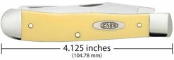 Case Yellow Synthetic (CS) Large Trapper Folder Knife #00161 -KNIFE SUPPLIES Sales CA00161 4
