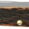 Case Amber Bone Peach Seed Jig (SS) Large Trapper Folder Knife #00164 -KNIFE SUPPLIES Sales CA00164