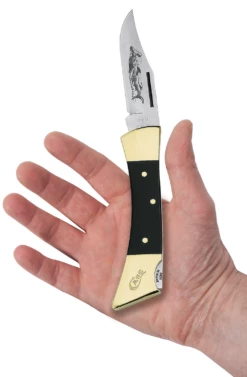 Case Jet-Black Synthetic (SS) Hammerhead Lockback Folder Knife #00177 -KNIFE SUPPLIES Sales CA00177 2