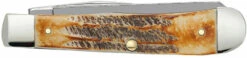 Case 6.5 BoneStag® Large Trapper (SS) Folder Knife #03573 9 Case 6.5 BoneStag® Large Trapper (SS) Folder Knife #03573 -KNIFE SUPPLIES Sales CA03573 2