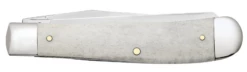 Case Psalm 23 Smooth Natural Bone (SS) Trapper Folder Knife #08795