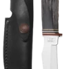 Case Buffalo Horn 4" Guthook Hunter Skinner Hunter Fixed Blade Knife With Sheath #17914 -KNIFE SUPPLIES Sales CA17914