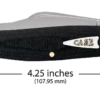 Case Smooth Black Micarta (SS) Large Stockman Folder Knife #27732 -KNIFE SUPPLIES Sales CA27732