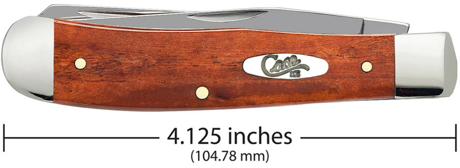 Case Smooth Chestnut Bone (SS) Large Trapper Folder Knife #28707 3 Case Smooth Chestnut Bone (SS) Large Trapper Folder Knife #28707
