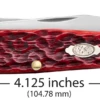 Case Peach Seed Jig Dark Red Bone (CS) Large Trapper Folder Knife #31950 1 Case Peach Seed Jig Dark Red Bone (CS) Large Trapper Folder Knife #31950 -KNIFE SUPPLIES Sales CA31950