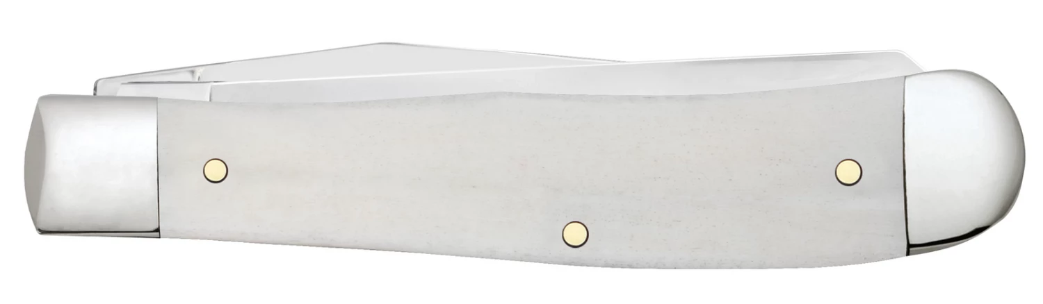 Case War Series Iraqi Freedom Embellished Smooth Natural Bone (SS) Large Trapper Folder Knife #50954 3 Case War Series Iraqi Freedom Embellished Smooth Natural Bone (SS) Large Trapper Folder Knife #50954
