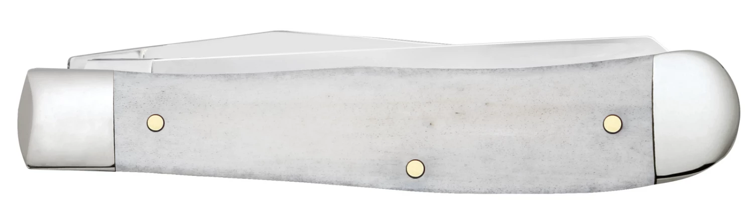Case War Series Enduring Freedom Embellished Smooth Bone (SS) Large Trapper Folder Knife #50955 3 Case War Series Enduring Freedom Embellished Smooth Bone (SS) Large Trapper Folder Knife #50955