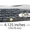 Case Pocket Worn Crandall Jig Grey Bone (CS) Large Trapper Folder Knife #58410 -KNIFE SUPPLIES Sales CA58410