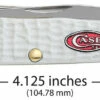 Case Sparxx Standard Jig White Synthetic (SS) Large Trapper Folder Knife #60182 1 Case Sparxx Standard Jig White Synthetic (SS) Large Trapper Folder Knife #60182 -KNIFE SUPPLIES Sales CA60182