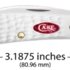 Case Sparxx Standard Jig White Synthetic (SS) Sway Back Folder Knife #60192